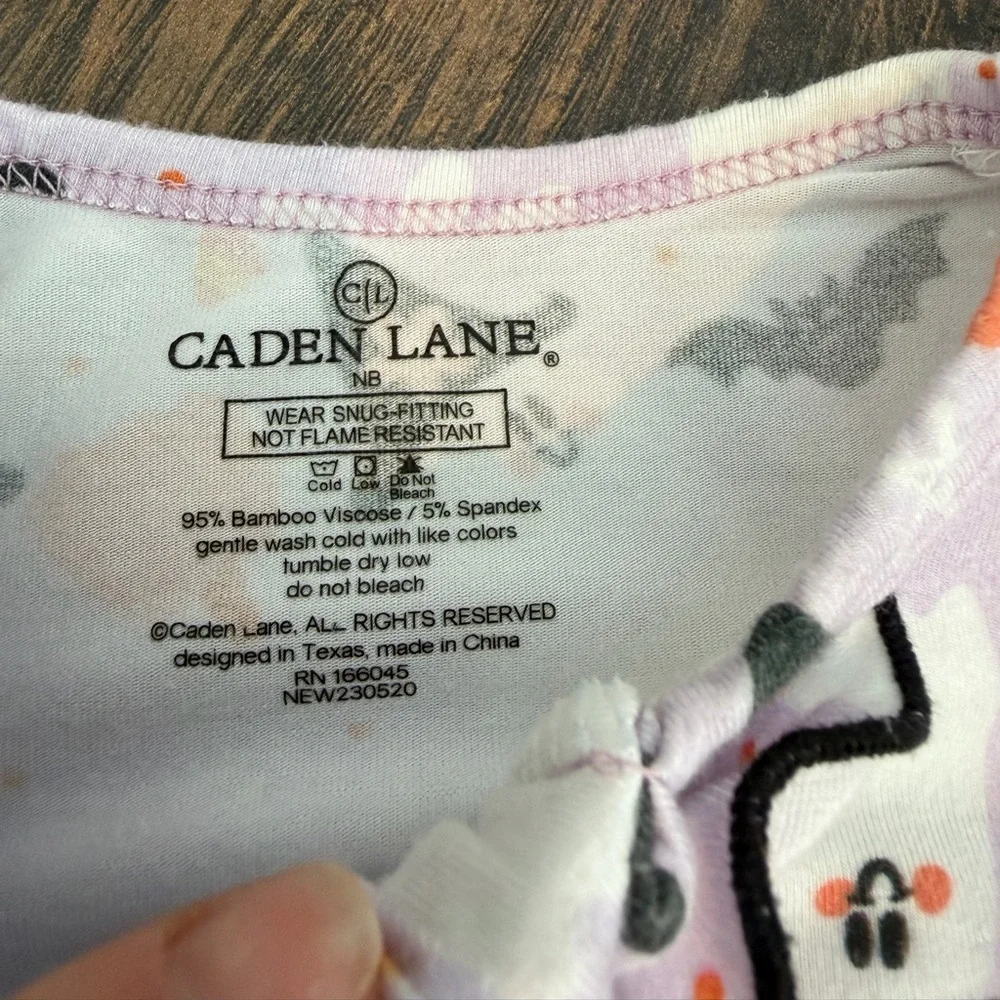 BUNDLE Newborn Caden Lane Zippered Footie & Short Sleeve Colored Organics Onesie